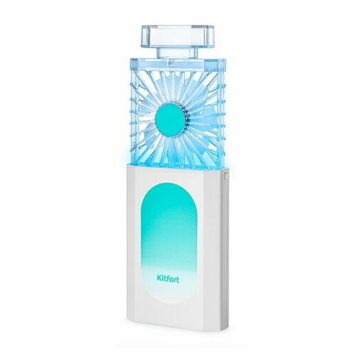 Вентилятор КТ-406-2 настольный 21 Вт 1 режим бело-бирюзовый 200600₽