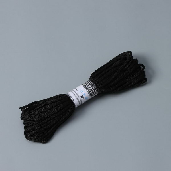 Шнур бытовой "Помощница", d=4 мм, 20 м, цвет чёрный - фотография № 1