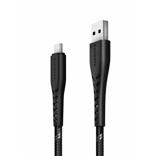 EnergEA Кабель NyloFlex USB-A to USB-C 3A Black 3.0m горящие скидки energea nylo glitz usb to usb c 1 5m black blue