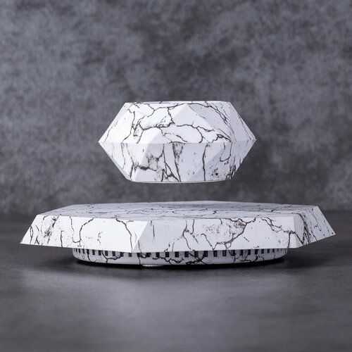 Левитирующий горшок Грани на шестиугольной платформе Мрамор 6272₽