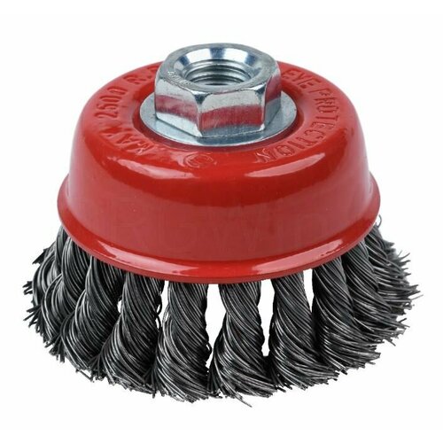 Щетка (корщетка) жесткая проволока 75 мм М14 (чашка) YIDA T358604