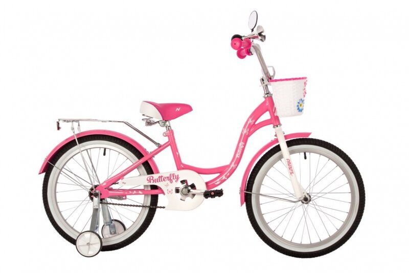 фото Велосипед 20 Novatrack BUTTERFLY розовый PN23