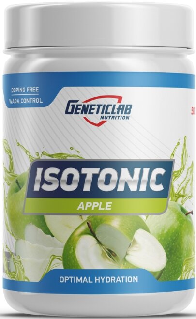 Изотонические смеси Geneticlab Nutrition Isotonic (500 г) Яблоко