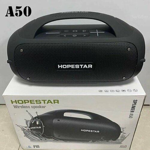 Портативная колонка HOPESTAR A50 с микрофоном 80W черная 799900₽