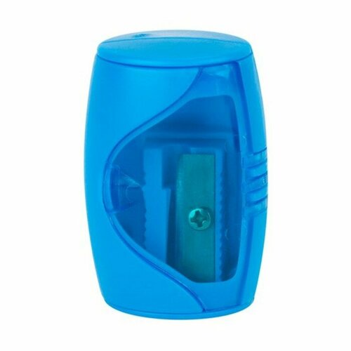 Точилка 1 отверстие с контейнером ЗХК Цветик голубая 2251526 461₽