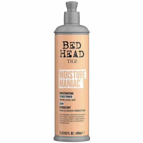 TIGI Bed Head Moisture Maniac Conditioner - Бессульфатный кондиционер для увлажнения, 400 мл