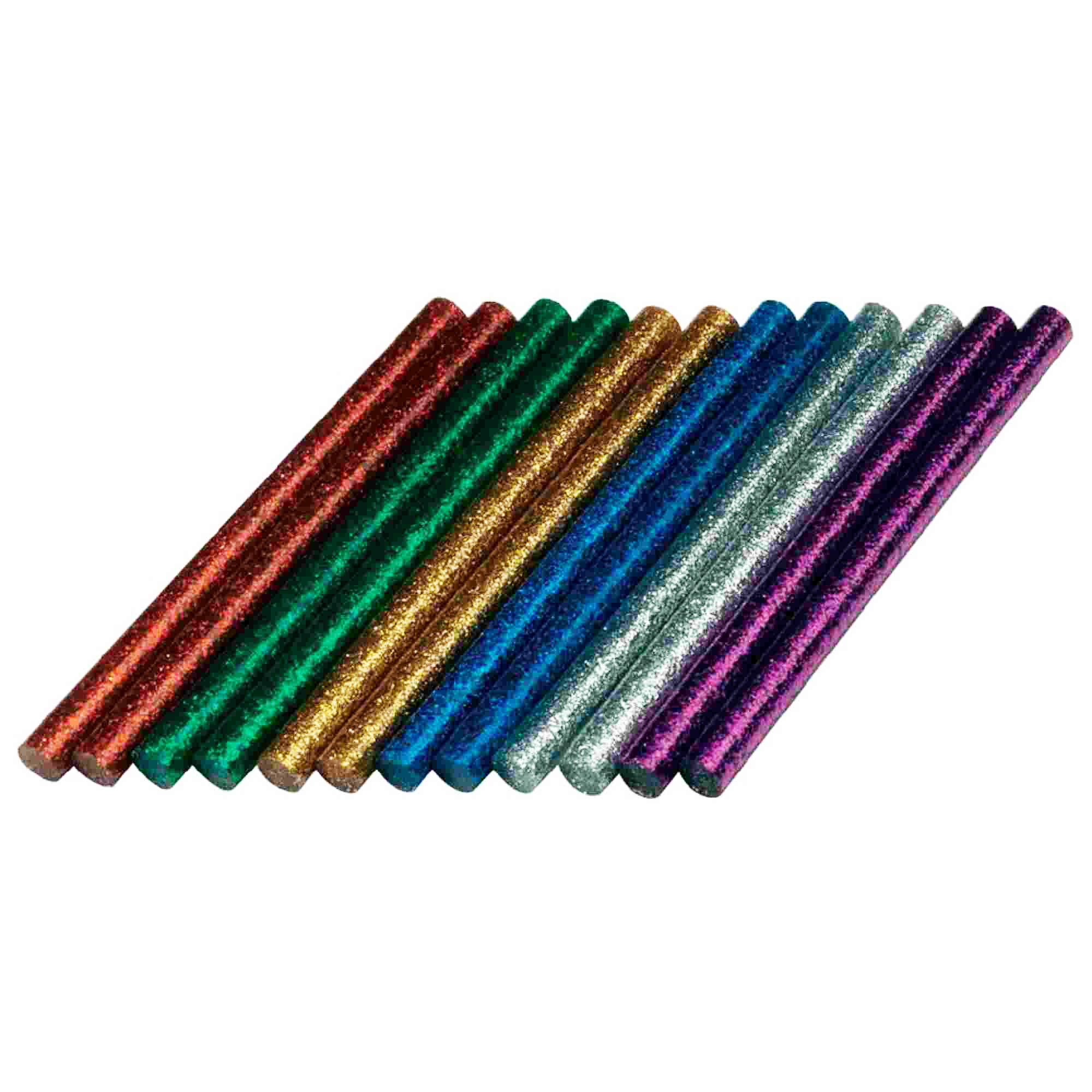 Набор клеевых стержней для клеевого пистолета, разноцветный, 7 мм, 12 шт - фотография № 6