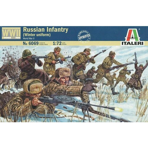 сборная модель modern infantry fire support weapons Сборная модель Italeri Солдатики Russian Infantry - Winter Uniform (6069ИТ)