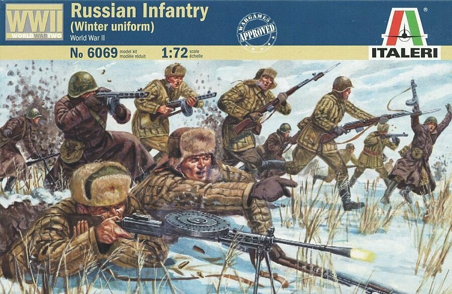 Сборная модель Italeri Солдатики Russian Infantry - Winter Uniform (6069ИТ)