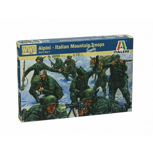 Сборная модель Italeri Солдатики Italian Mountain Troops Alpini (6059ИТ) сборная модель italeri солдатики british infantry 6056ит