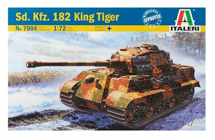 Сборная модель Italeri Танк King Tiger (7004ИТ)