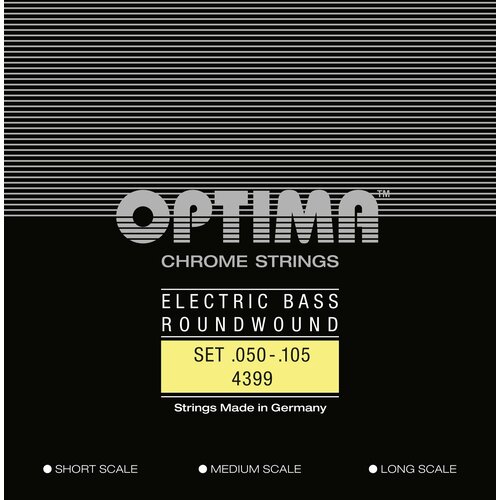 Струны для бас-гитары Optima Bass Guitar Chrome 4399. M 50-105