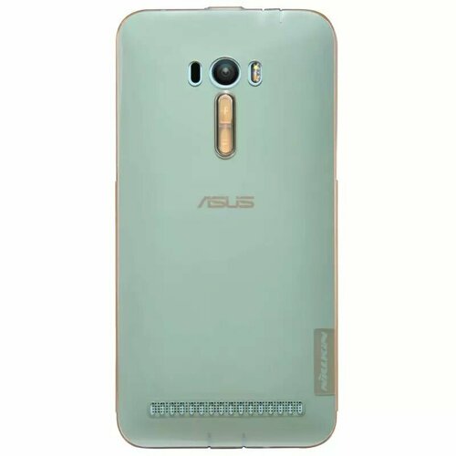 чехол накладка pulsar clipcase pc soft touch для asus zenfone selfie zd551kl белая рсс0148 Накладка Nillkin Nature TPU Case силиконовая для Asus Zenfone Selfie ZD551KL прозрачно-золотая