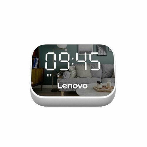 Колонка + часы Lenovo TS13 White