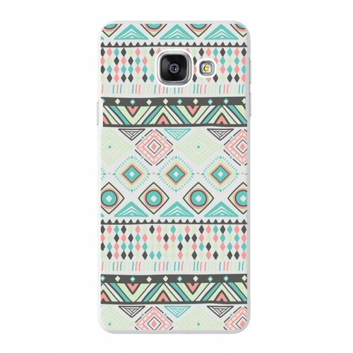 Накладка Deppa Art Case для Samsung Galaxy A3 (2016) A310 Pattern Series Белый узор + пленка