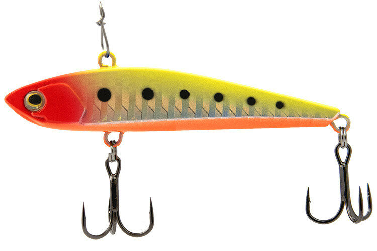 Воблер рыболовный Виб ECOPRO Sharkey 75мм 20г 097 Yellow Clown