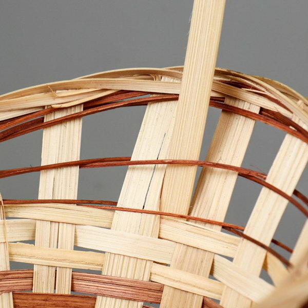 Корзина плетеная "Ладья", 18x16x6 см, бамбук