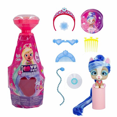 Фигурка VIP Pets Glam Gems Модные щенки Agatha - IMC Toys [715684/714144] игровой набор imc toys vip pets модные щенки 711891