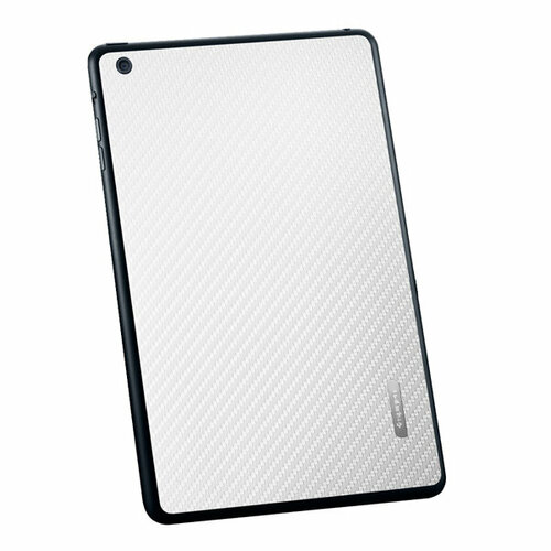 Spigen Декоративная пленка SGP Skin Guard Set Leather Carbon White для iPad mini 1/2/3 белый карбон SGP10067