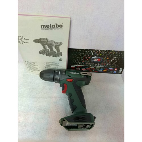 Аккумуляторная дрель-шуруповерт Metabo BS 144 без аккумулятора без зарядного устройство без заводской упаковке 890000₽