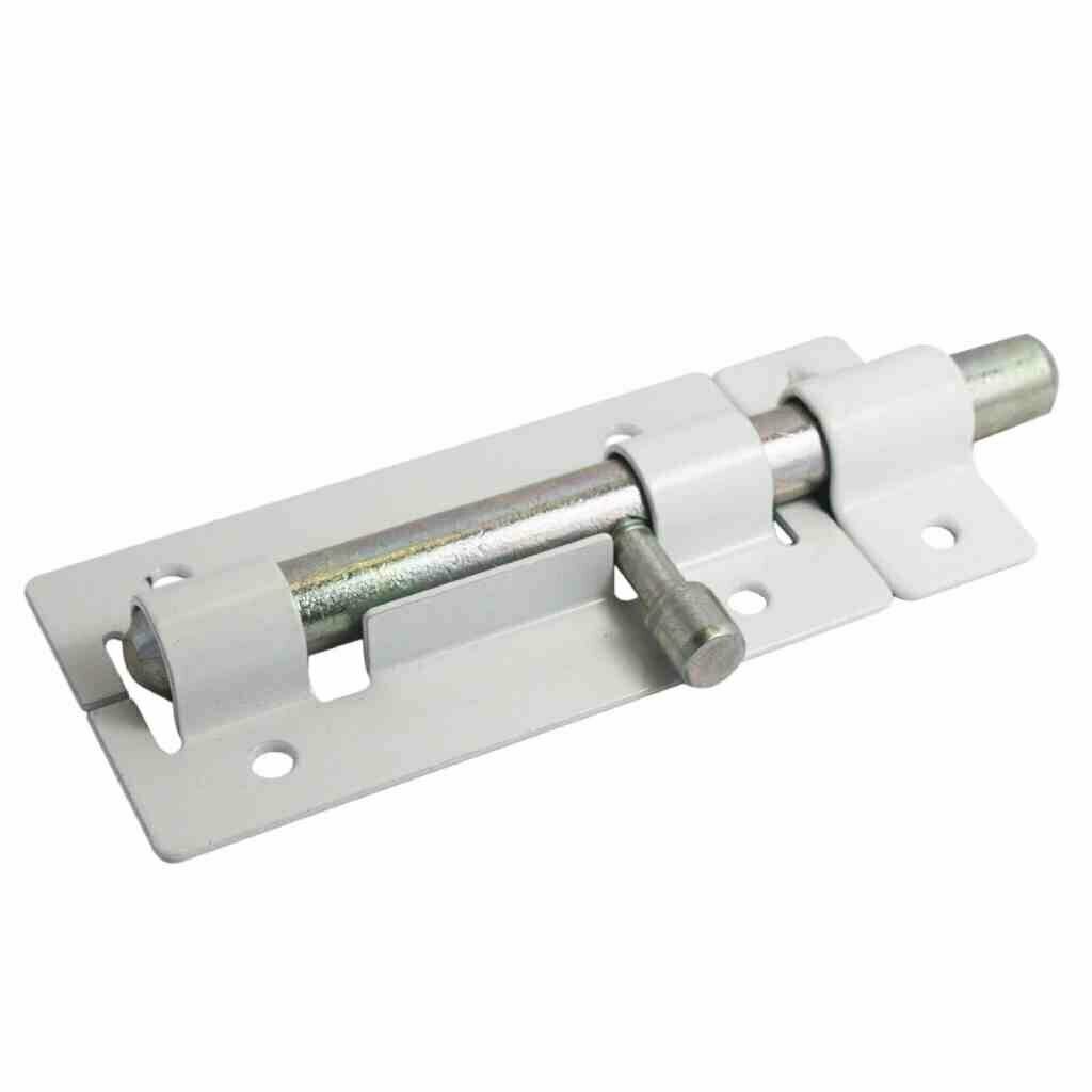 фото Задвижка дверная ригель круглый, Исеть, ЗД-01, 12 521, белая