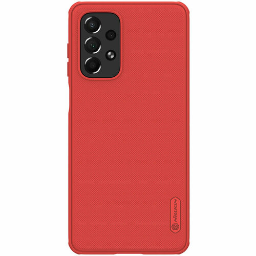Накладка Nillkin Frosted Shield Pro пластиковая для Samsung Galaxy A73 5G SM-A736 Red (красная) накладка nillkin frosted shield пластиковая для samsung galaxy s9 sm g960 red красная пленка