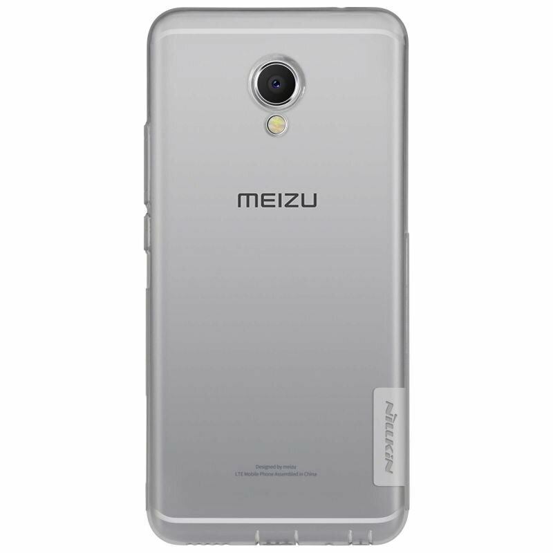 Накладка Nillkin Nature TPU Case силиконовая для Meizu MX6 прозрачно-черная