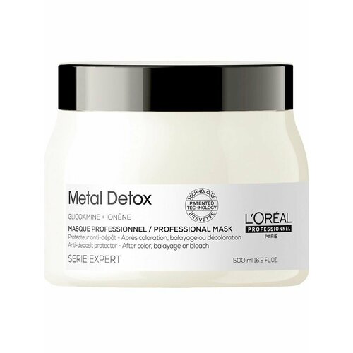 Loreal Metal Detox - Маска для восстановления волос 500 мл