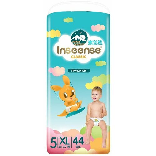 Inseense Трусики-Подгузники Classic ХL (44 шт) (голубые) 12-17 кг