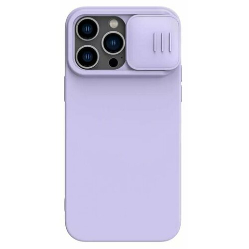 Накладка Nillkin Cam Shield Silky Silicone Case для iPhone 14 Pro Purple (фиолетовая)