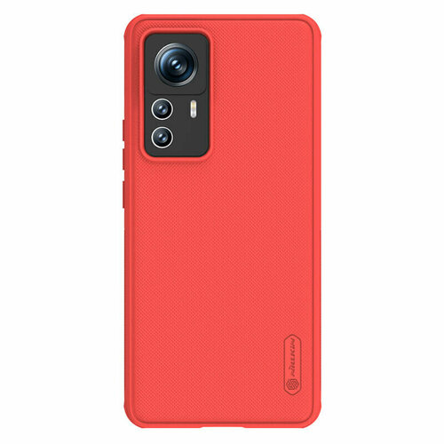 Накладка Nillkin Frosted Shield Pro пластиковая для Xiaomi Mi 12T Pro Red (красная) накладка пластиковая nillkin frosted shield для xiaomi mi 10t lite белая