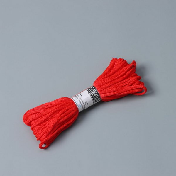 Шнур бытовой "Помощница", d=4 мм, 20 м, цвет красный - фотография № 1