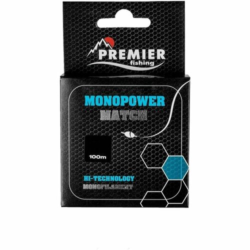фото Леска premier fishing monopower match (pr-mm-b-020-100)