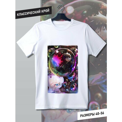 фото Футболка, размер l, белый будь на стиле