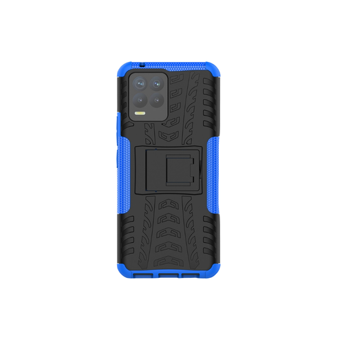 Противоударный усиленный ударопрочный фирменный чехол-бампер-пенал MyPads для Realme 8 4G / Realme 8 Pro синий чехол mypads усиленный ударопрочный бампер пенал для realme 8 4g realme 8 pro синий