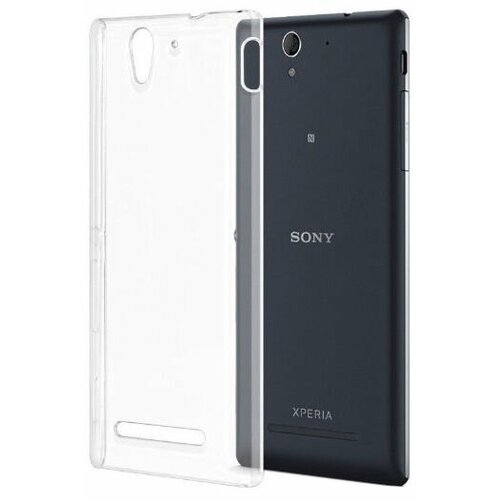 Чехол-бампер MyPads Tocco для Sony Xperia C5 Ultra / C5 Ultra Dual E5533 E5563 6.0 ультра-тонкий из мягкого качественного силикона прозрачный разъем системный micro usb для sony xperia c5 ultra dual e5533