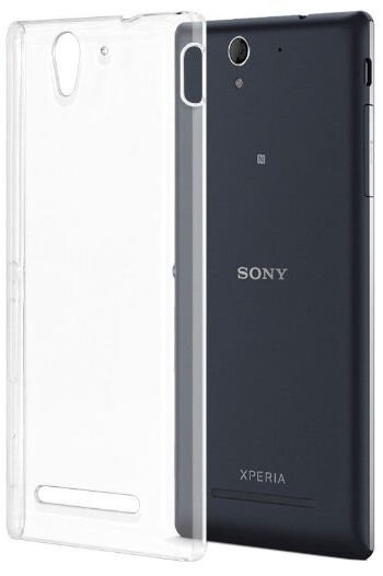 Чехол-бампер MyPads Tocco для Sony Xperia C5 Ultra / C5 Ultra Dual E5533 E5563 6.0 ультра-тонкий из мягкого качественного силикона прозрачный