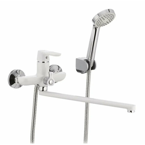 Смеситель для ванны белого цвета, латунь MIXXUS PREMIUM TIGER 006 EURO WHITE