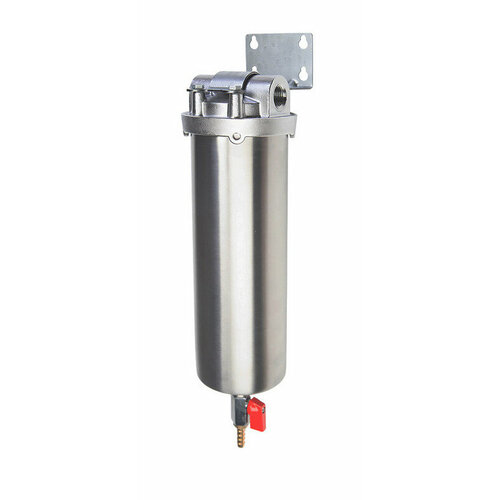 Фильтр (колба) для горячей воды Гидротек HSH-IOSL из нержавеющей стали 10 SL 3/4"