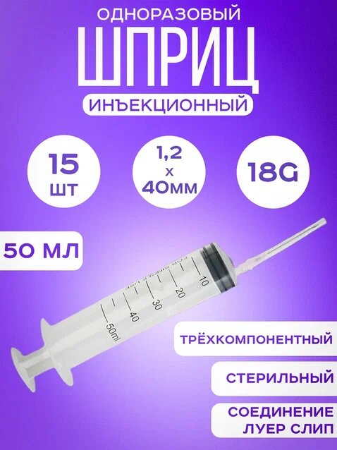 Шприцы одноразовые 30 мл — купить по низкой цене на Яндекс Маркете