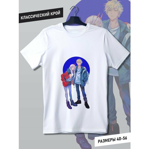 фото Футболка, размер l, белый будь на стиле