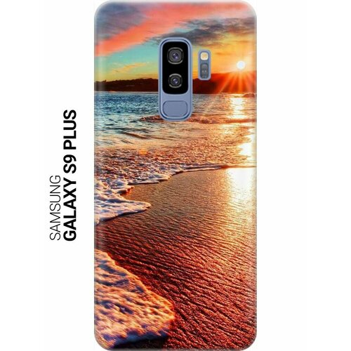 Ультратонкий силиконовый чехол-накладка для Samsung Galaxy S9 Plus с принтом Залитый светом пляж ультратонкий силиконовый чехол накладка для nokia 1 plus с принтом залитый светом пляж
