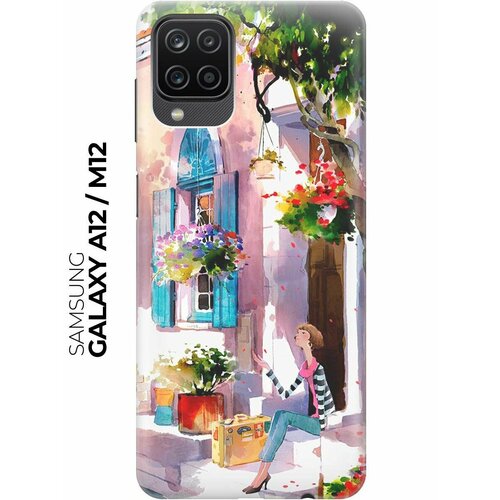 RE: PA Чехол - накладка ArtColor для Samsung Galaxy A12 с принтом Девочка на цветущей улочке re pa чехол накладка artcolor для honor 9a с принтом девочка на цветущей улочке