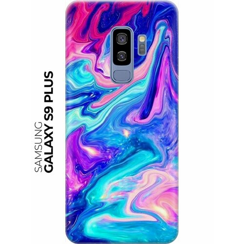 RE: PA Накладка Transparent для Samsung Galaxy S9 Plus с принтом Сине-розовые краски re pa накладка transparent для samsung galaxy j6 2018 с принтом сине розовые краски