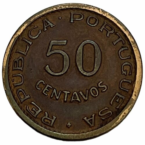 Ангола 50 сентаво 1953 г.