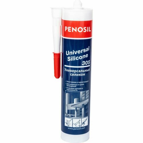 PENOSIL Герметик силиконовый прозрачный, универсальный, 280мл PENOSIL