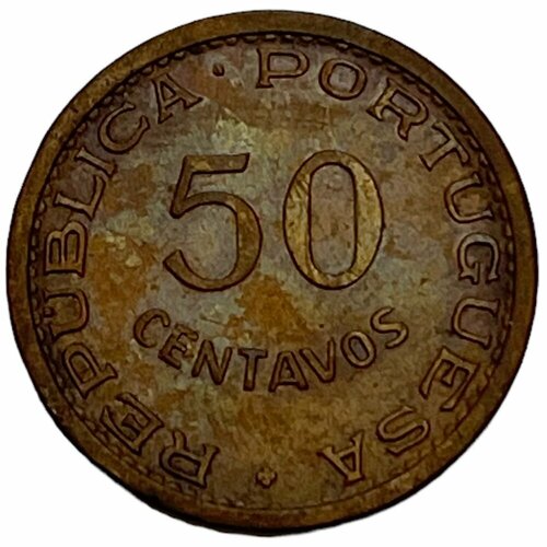 Ангола 50 сентаво 1954 г. ангола 50 сентаво 1957 г
