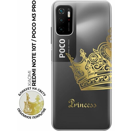 Силиконовый чехол с принтом True Princess для Xiaomi Redmi Note 10T / Poco M3 Pro / Сяоми Поко М3 Про / Сяоми Редми Ноут 10Т силиконовый чехол с принтом true princess для xiaomi redmi 10 сяоми редми 10