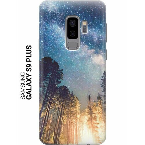 GOSSO Ультратонкий силиконовый чехол-накладка для Samsung Galaxy S9 Plus с принтом Млечный путь gosso ультратонкий силиконовый чехол накладка для samsung galaxy s9 с принтом млечный путь