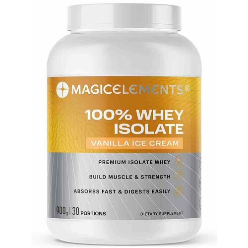 Протеин Magic Elements 100% Whey ISO 700 гр. ванильное мороженое изолят iso whey 1000 g ванильное мороженое дс